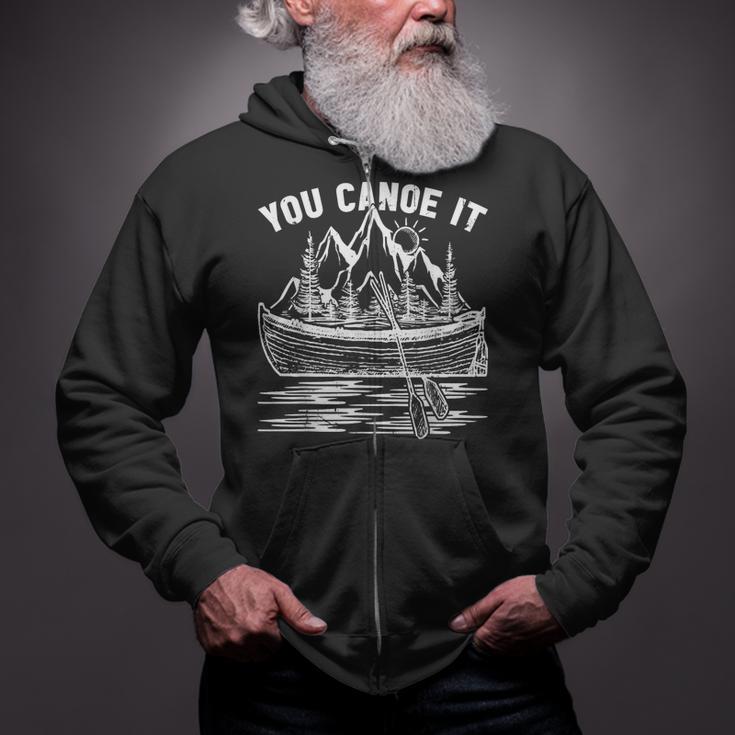 Canoeing Canoe Zip Up Hoodie