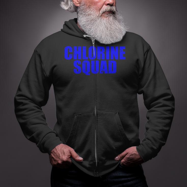 Chlorine Crew Swimming Zip Up Hoodie Chlorine Crew Swimming Zip Up Hoodie