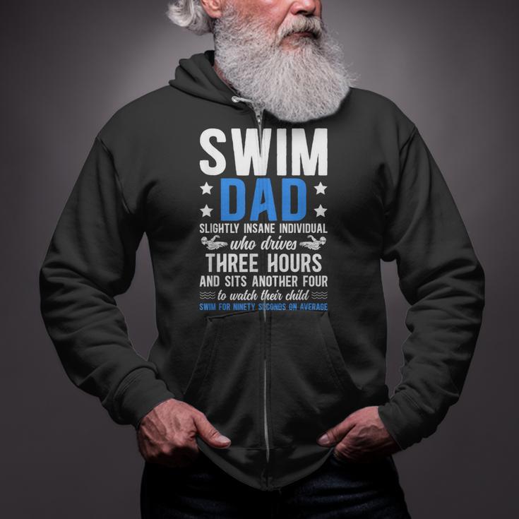 Swim Dad Definition Dad Of A Swimmer Father Swimming Dad Zip Up Hoodie Swim Dad Definition Dad Of A Swimmer Father Swimming Dad Zip Up Hoodie