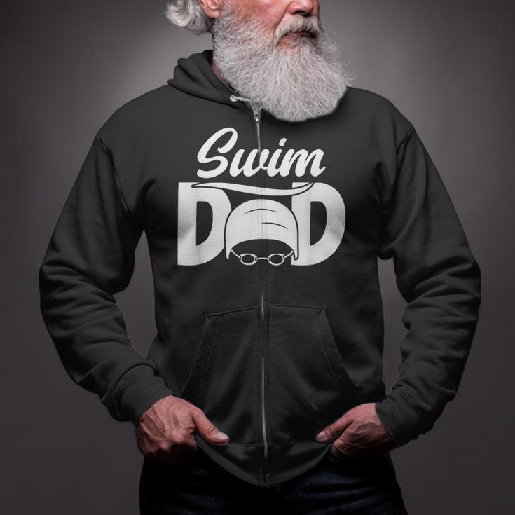 Swim Dad Proud Swimming Dad Of A Swimmer Dad Swim Father Zip Up Hoodie Swim Dad Proud Swimming Dad Of A Swimmer Dad Swim Father Zip Up Hoodie
