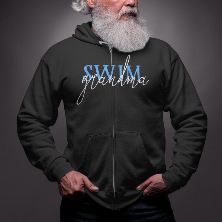 Swim Swimmer Love Swimming Shirt Sport Grandma Zip Up Hoodie