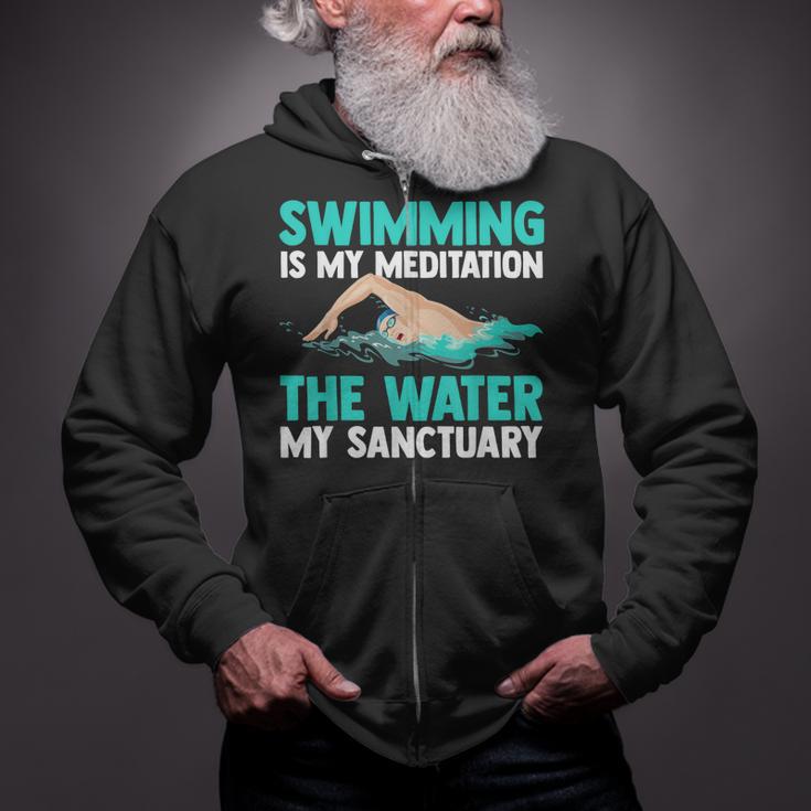 Swim Swimmers Swimming Zip Up Hoodie Swim Swimmers Swimming Zip Up Hoodie