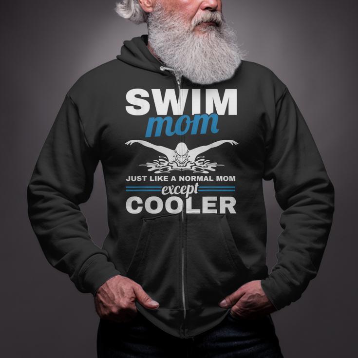 Swimmer Mother Swimming Women Swim Mom Like A Normal Mom Zip Up Hoodie Swimmer Mother Swimming Women Swim Mom Like A Normal Mom Zip Up Hoodie