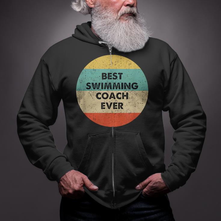 Swimming Coach Zip Up Hoodie Swimming Coach Zip Up Hoodie