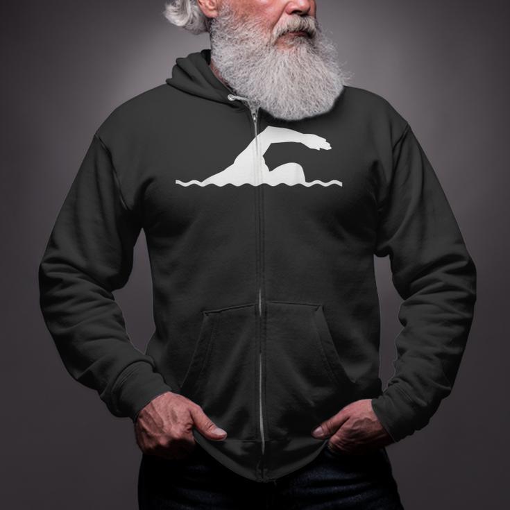 Swimming Float Zip Up Hoodie Swimming Float Zip Up Hoodie
