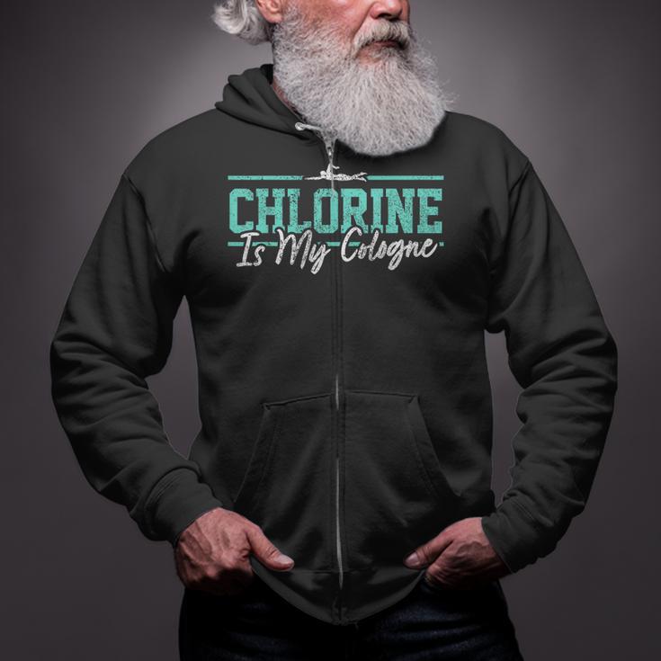 Swimming Humor Swimmer Chlorine Joke Swim Zip Up Hoodie Swimming Humor Swimmer Chlorine Joke Swim Zip Up Hoodie