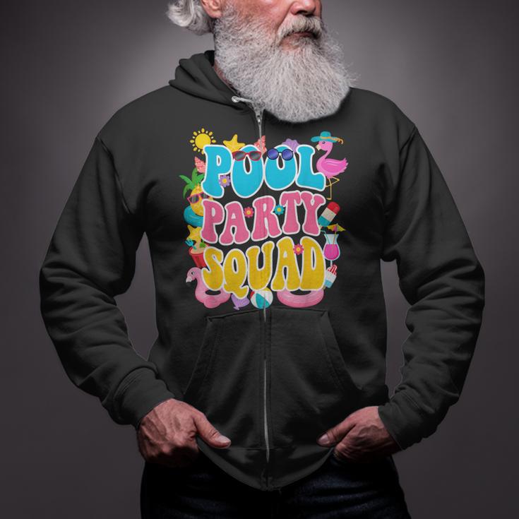 Swimming Pool Party Squad Beach Pool Party Matching Beach Zip Up Hoodie Swimming Pool Party Squad Beach Pool Party Matching Beach Zip Up Hoodie