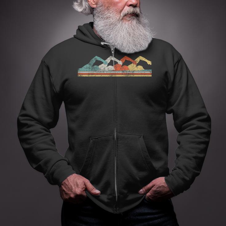 Swimming Swimmer Zip Up Hoodie Swimming Swimmer Zip Up Hoodie