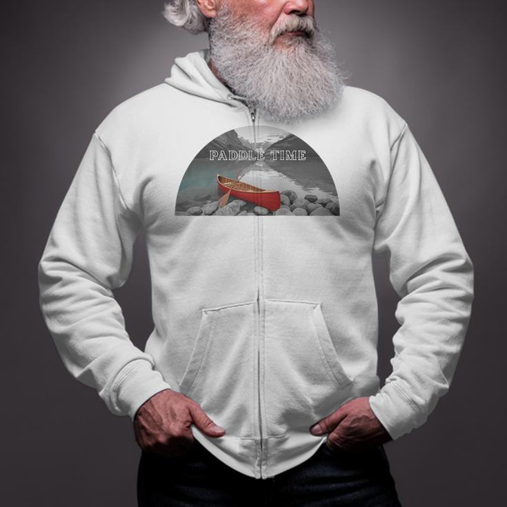 Canoe Lover Time To Paddle Raglan Baseball Tee Zip Up Hoodie Canoe Lover Time To Paddle Raglan Baseball Tee Zip Up Hoodie