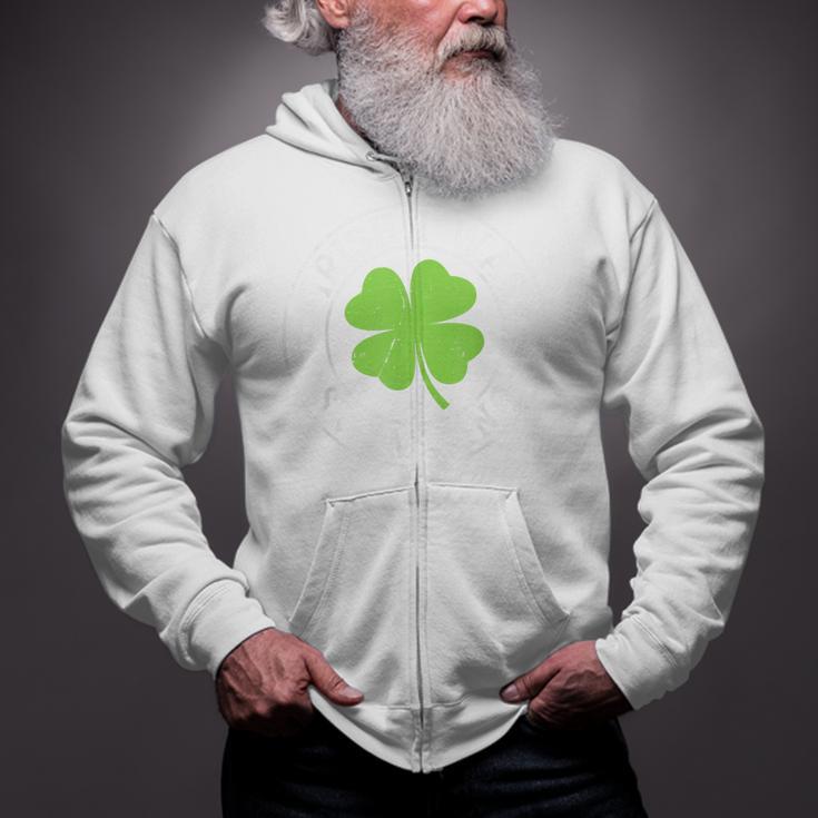 Irish I Was Swimming Shamrock St Patrick's Day Swimmer Zip Up Hoodie Irish I Was Swimming Shamrock St Patrick's Day Swimmer Zip Up Hoodie