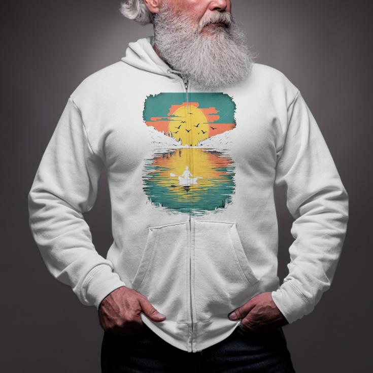 Kayak Kayak Canoe Lake Kayak Canoeing Sleeveless Zip Up Hoodie Kayak Kayak Canoe Lake Kayak Canoeing Sleeveless Zip Up Hoodie