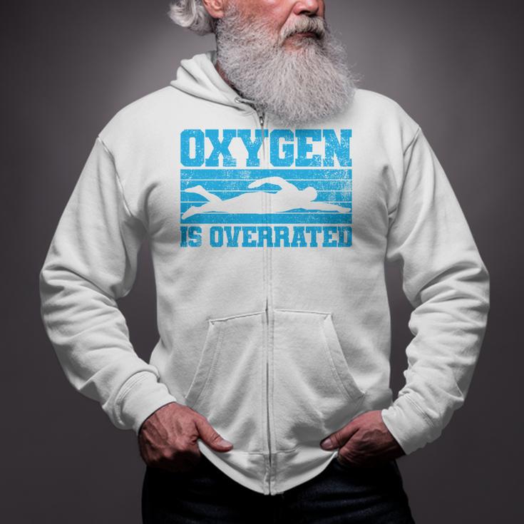 Swimming Swimmer Swim Zip Up Hoodie