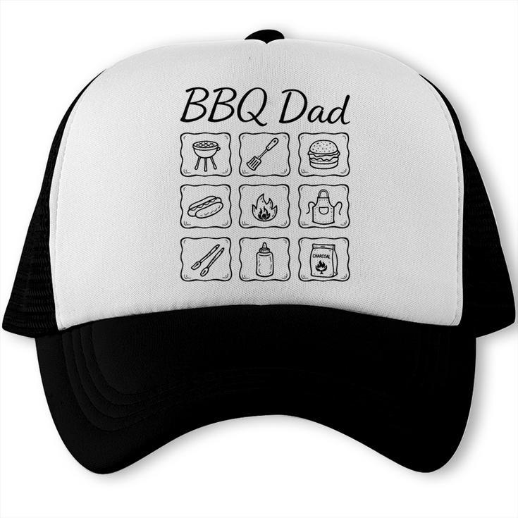BBQ Dad Grilling Fathers Day Barbecue Humor Trucker Cap, trending gift