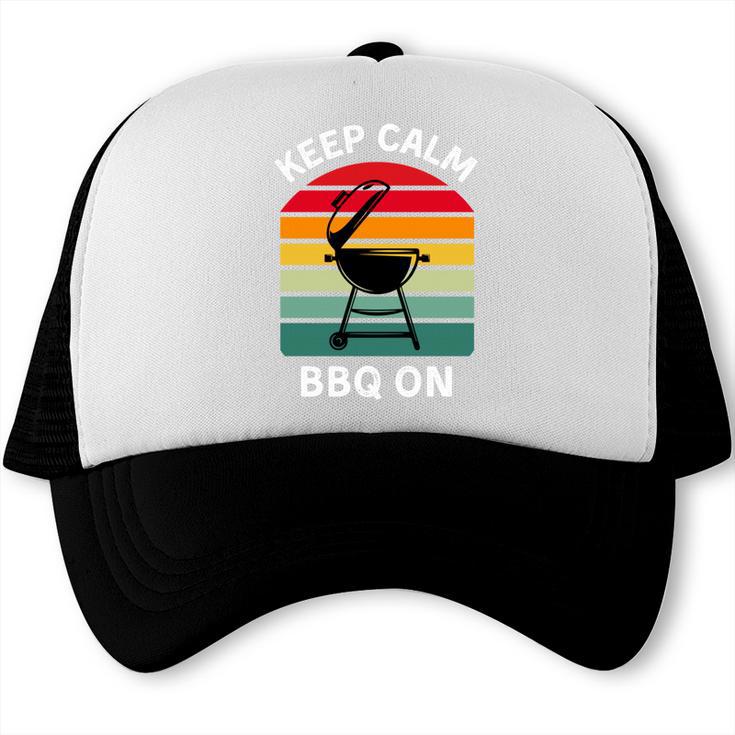 Grilling Master BBQ Daddy Dad Birthday Performance Trucker Cap, trending gift