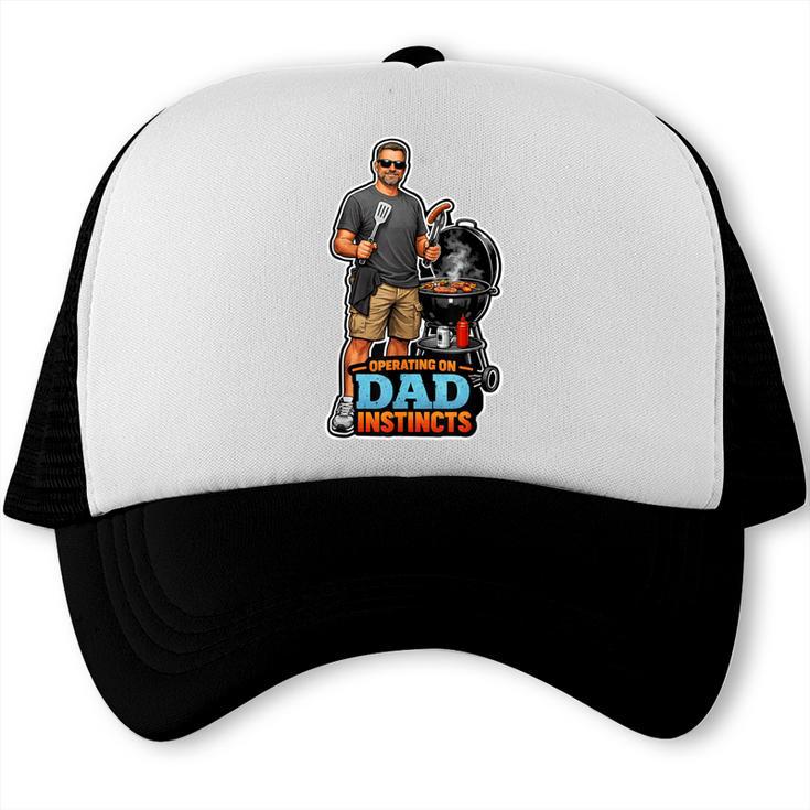 Grilling Master Father's BBQ Dad Instincts Trucker Cap
