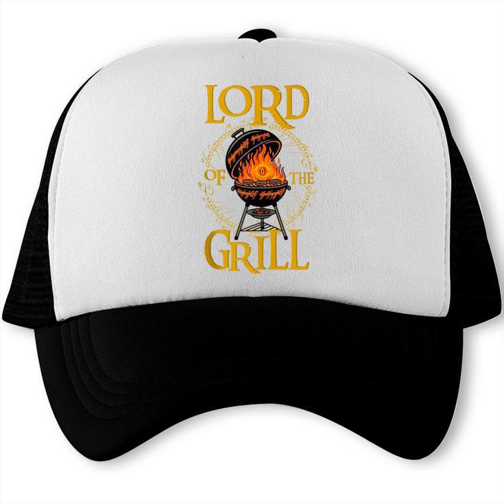 Lord Of The Grill BBQ Daddy Nerd Dad Dad Jokes Trucker Cap, trending gift
