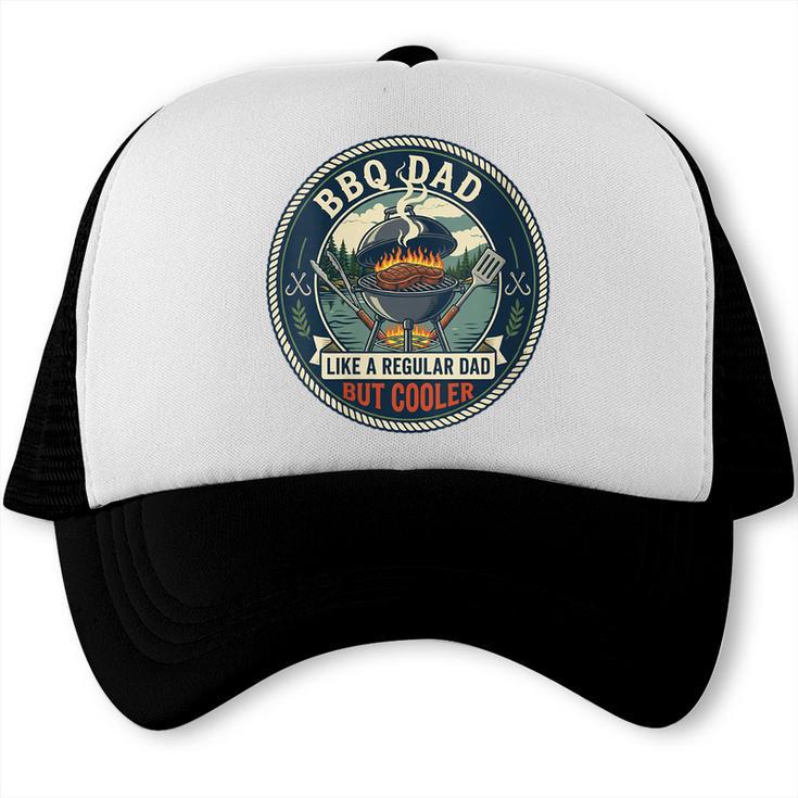 Women's BBQ Dad Grill Master Barbecue Chef Father's Day Trucker Cap