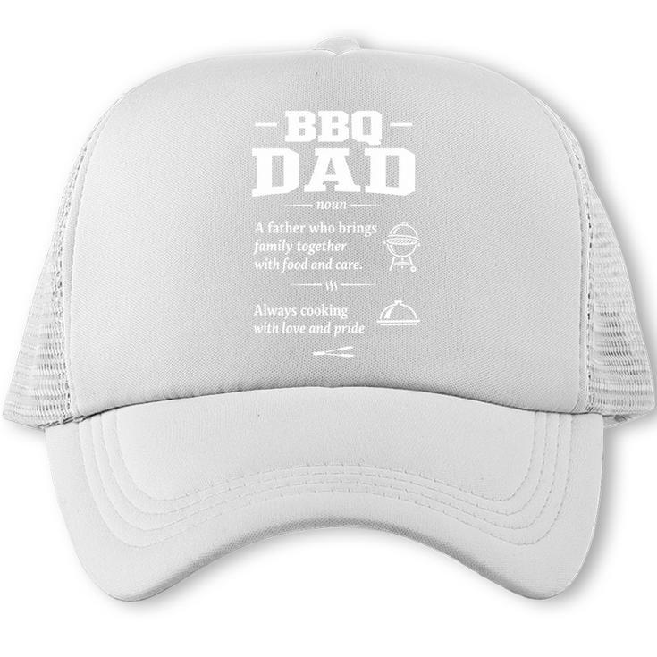 BBQ Dad Grilling Father Day Family Food Love Novelty Graphic Comfort Colors Crop Top Trucker Cap