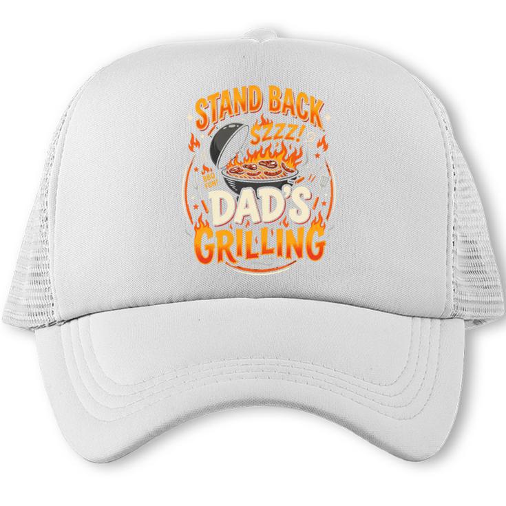 BBQ Dad Outdoor Cook Smoker Backyard Grill King Trucker Cap