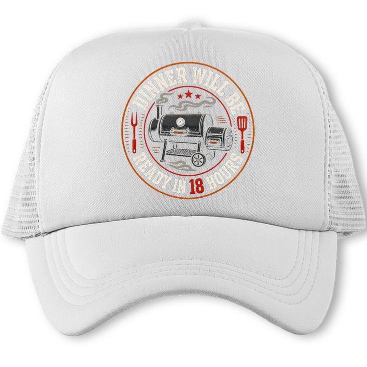 BBQ Dad Smoking Meat Smoker Barbecue Dad Premium Tri-Blend Trucker Cap
