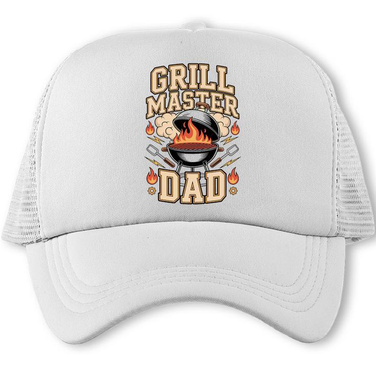 Grill Master Dad BBQ Dad Premium Tri-Blend Trucker Cap