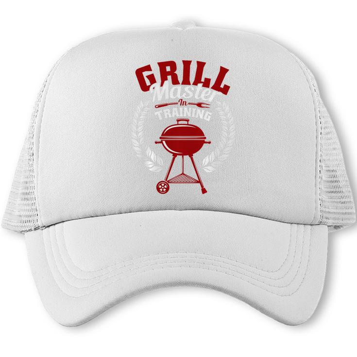 Grilling BBQ Dad For Men Premium Tri-Blend Trucker Cap