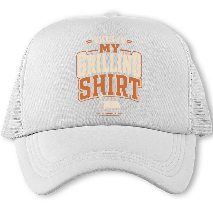 Grilling BBQ Dad Pitmaster Backyard Barbecue Comfort Colors Crop Top Trucker Cap