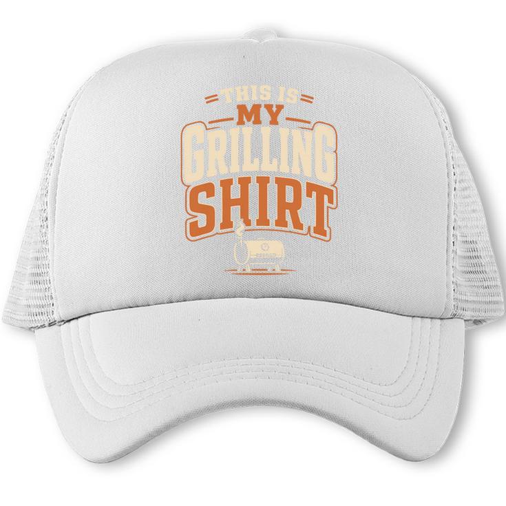 Grilling BBQ Dad Pitmaster Backyard Barbecue Premium Tri-Blend Trucker Cap