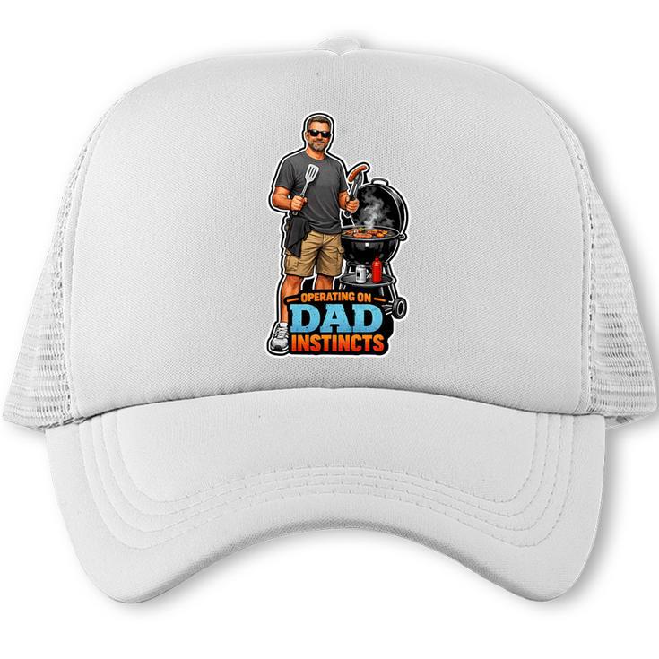 Grilling Master Father's BBQ Dad Instincts Premium Tri-Blend Trucker Cap