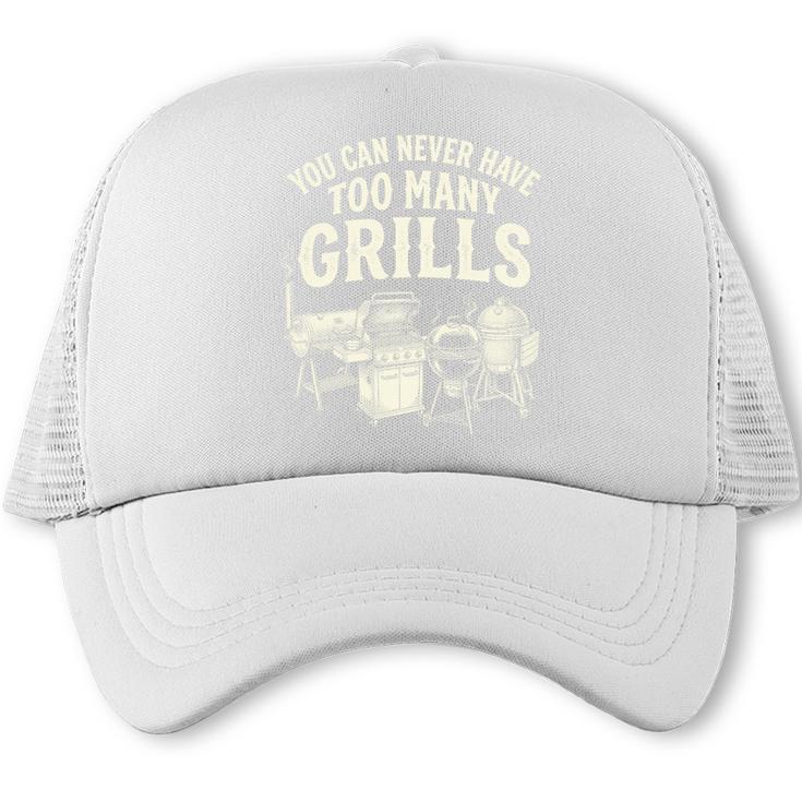 You Can Never Have Too Many Grills BBQ Dad Comfort Colors Crop Top Trucker Cap