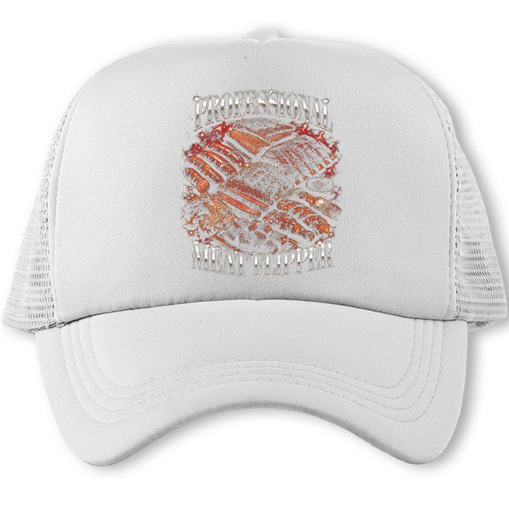 Meat Flipper BBQ Dad Performance Trucker Cap