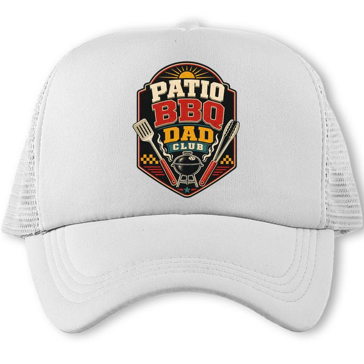 Patio BBQ Dad Club Father's Day Cookout Charcoal Weekend Premium Tri-Blend Trucker Cap