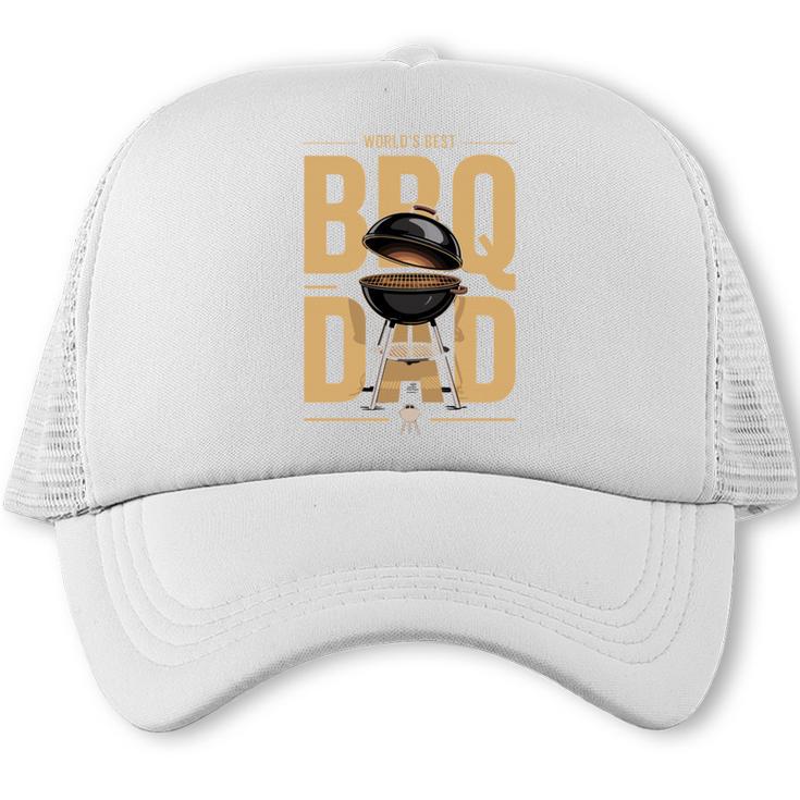 World's Best BBQ Dad Barbecue Performance Trucker Cap