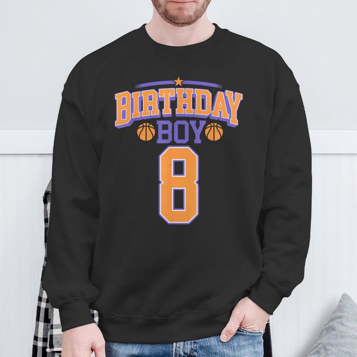8º Cumpleaños Niño Baloncesto Amante 8 Años Bday Camisa de entrenamiento Regalos para ancianos