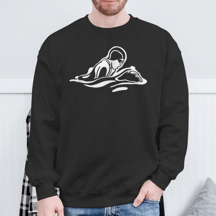 Breaststroke Swimming Stylized Design For Swimmers Sweatshirt Gifts for Old Men Breaststroke Swimming Stylized Design For Swimmers Sweatshirt Gifts for Old Men