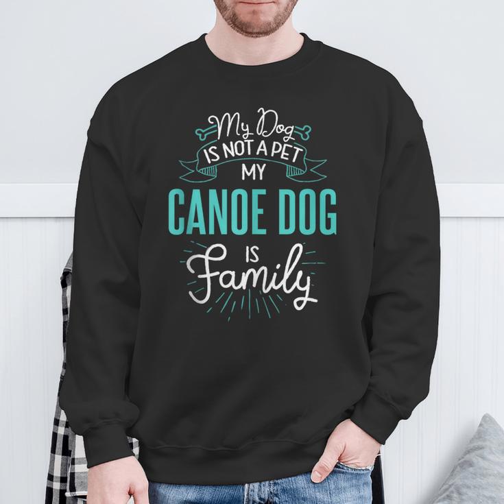 Cute Canoe Dog Shirt Family Dog For Women Men Sleeveless Sweatshirt Gifts for Old Men