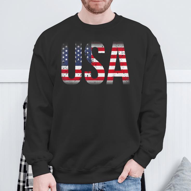 Estados Unidos Estados Unidos De América American Holiday 4 De Julio Camisa de entrenamiento Regalos para ancianos
