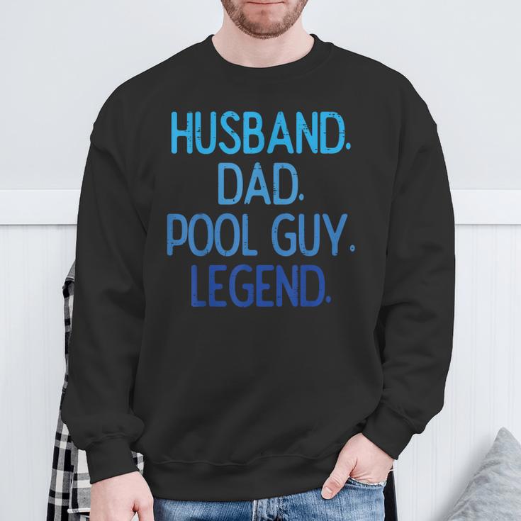 Husband Dad Pool Guy Legend Fathers Day Swimming Papa Sweatshirt Gifts for Old Men Husband Dad Pool Guy Legend Fathers Day Swimming Papa Sweatshirt Gifts for Old Men