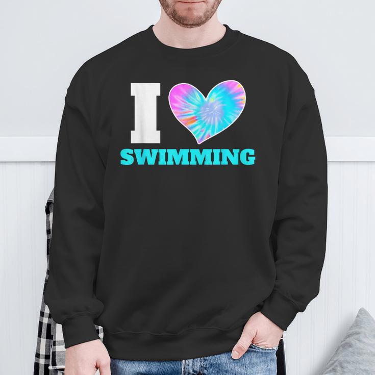 I Love Swimming Swimmer Swim Sweatshirt Gifts for Old Men I Love Swimming Swimmer Swim Sweatshirt Gifts for Old Men