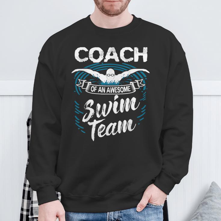Swim Coach Professional Instructor Swimming Lesson Sport Sweatshirt Gifts for Old Men Swim Coach Professional Instructor Swimming Lesson Sport Sweatshirt Gifts for Old Men