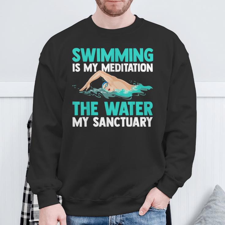 Swim Swimmers Swimming Sweatshirt Gifts for Old Men Swim Swimmers Swimming Sweatshirt Gifts for Old Men