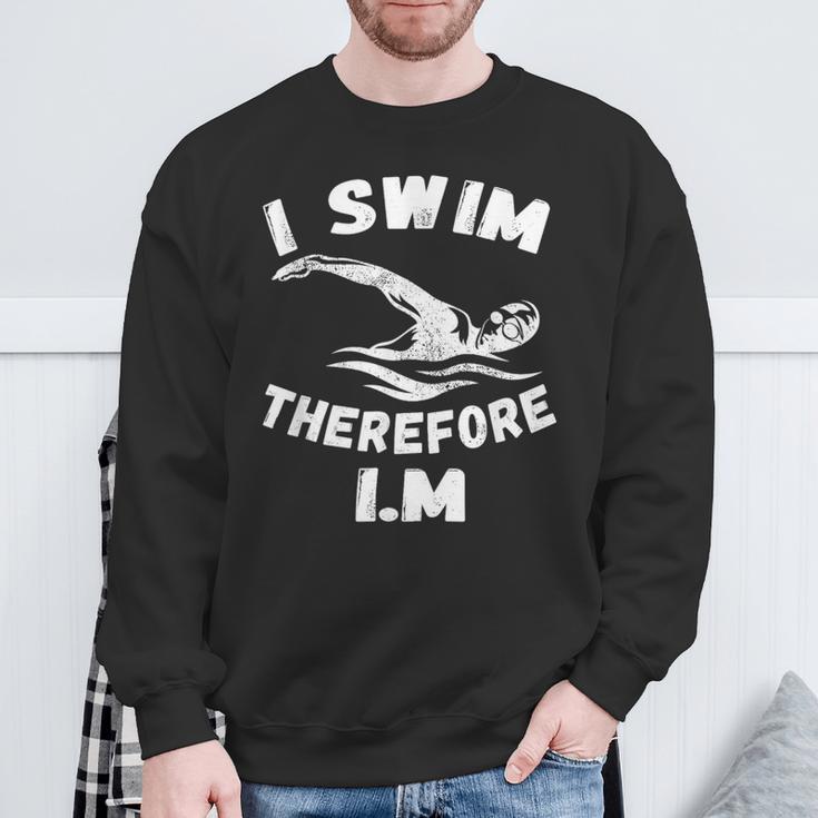 Swimming Competitive Freestyle Swim For Swimmer Sweatshirt Gifts for Old Men Swimming Competitive Freestyle Swim For Swimmer Sweatshirt Gifts for Old Men