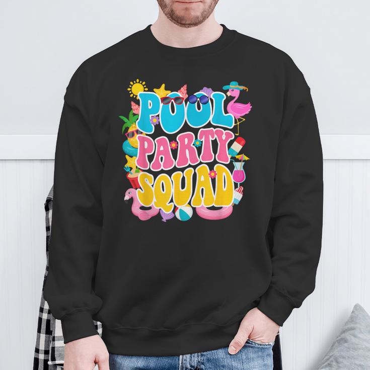 Swimming Pool Party Squad Beach Pool Party Matching Beach Sweatshirt Gifts for Old Men Swimming Pool Party Squad Beach Pool Party Matching Beach Sweatshirt Gifts for Old Men