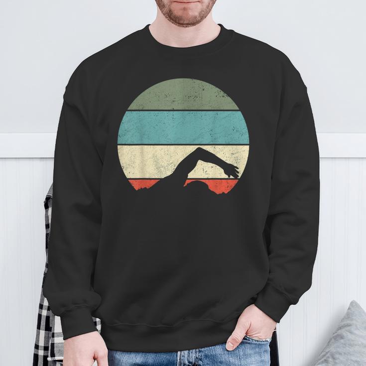 Swimming Sweatshirt Gifts for Old Men