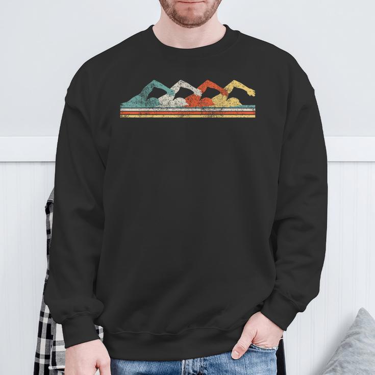 Swimming Swimmer Sweatshirt Gifts for Old Men Swimming Swimmer Sweatshirt Gifts for Old Men
