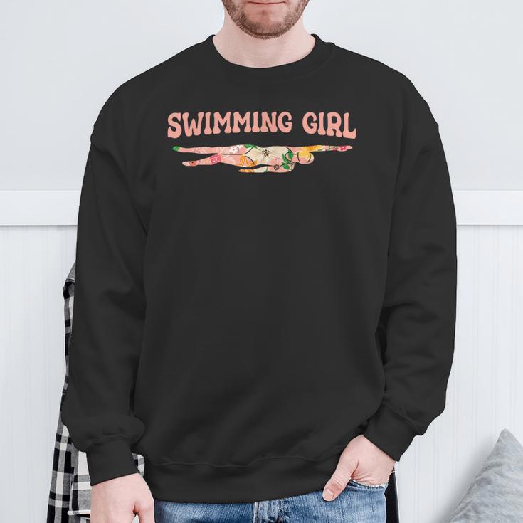 Swimming Swimming Water Sports Swimmer Sweatshirt Gifts for Old Men Swimming Swimming Water Sports Swimmer Sweatshirt Gifts for Old Men