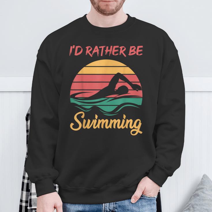 Water Rat Water Sports Hobby Swimming Club Swimming Sweatshirt Gifts for Old Men Water Rat Water Sports Hobby Swimming Club Swimming Sweatshirt Gifts for Old Men