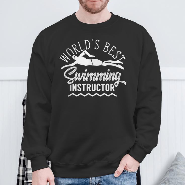 World's Best Swimming Instructor Teacher Coach Swim Men Women Kids Sweatshirt Gifts for Old Men World's Best Swimming Instructor Teacher Coach Swim Men Women Kids Sweatshirt Gifts for Old Men