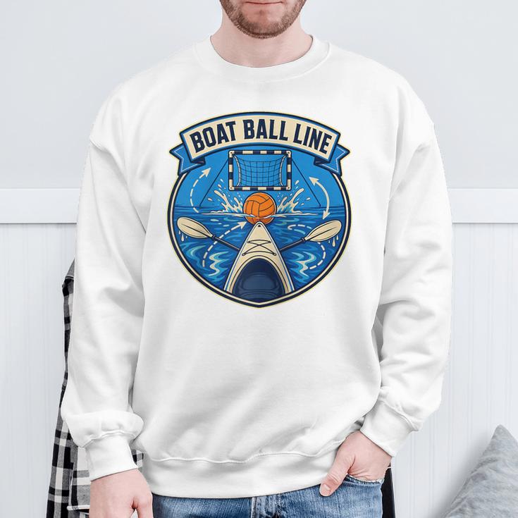 Boat Ball LINE Kayak Polo Canoe Team Raglan Baseball Tee Sweatshirt Gifts for Old Men