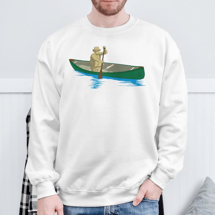 Canadian Canoe Yoke Canoeing Raglan Baseball Tee Sweatshirt Gifts for Old Men